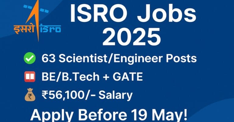 ISRO ScientistEngineer Recruitment 2025