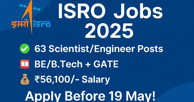ISRO ScientistEngineer Recruitment 2025