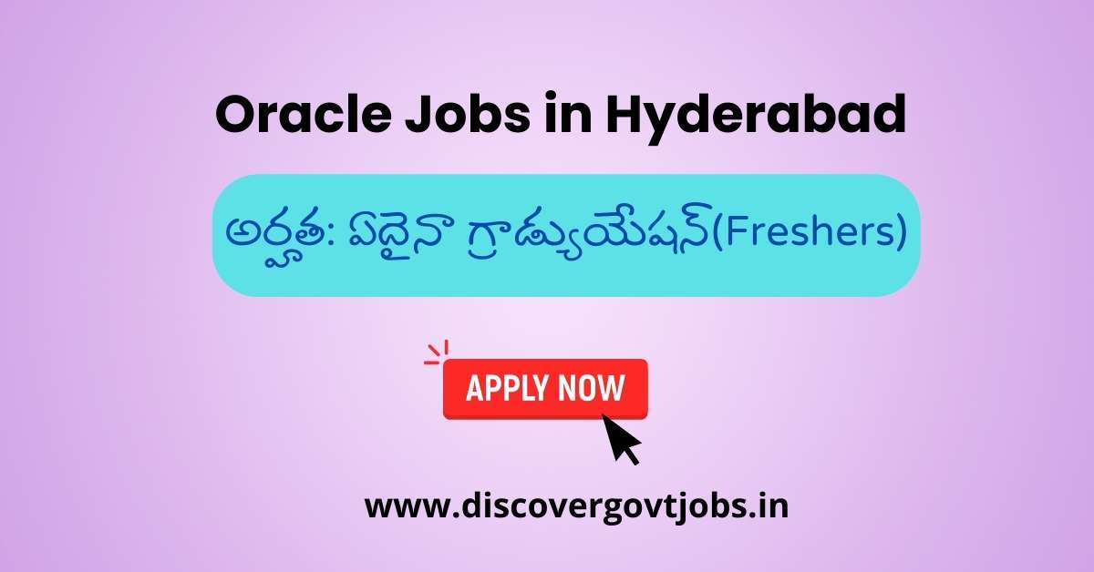 Oracle Jobs in Hyderabad
